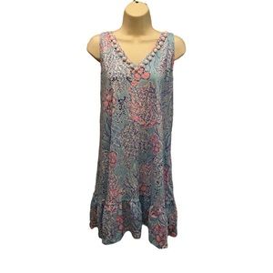 NWT Lilly Pulitzer Blue Ibiza Now you Sea Me Camilla dress